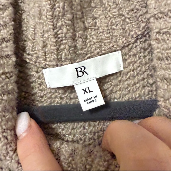 BANANA REPUBLIC MERINO-BLEND MOCK-NECK MIDI SWEATER DRESS Size Large - Picture 10 of 14